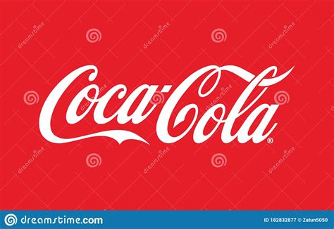 Cocacola Company Vector Ready To Print Logo Editorial Photography