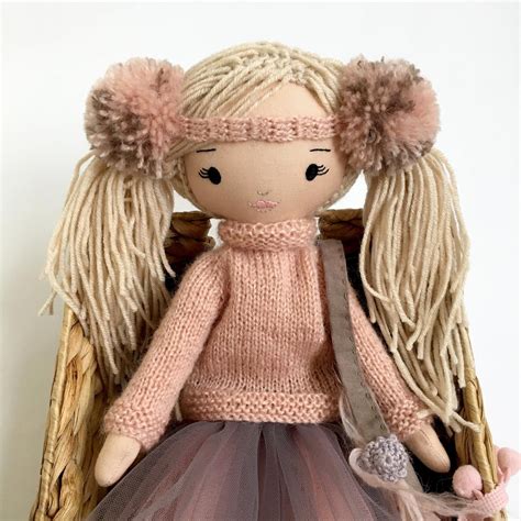 Rag Doll Eco Toy For Babies Soft Toy T Girl Plush Softie Etsy In