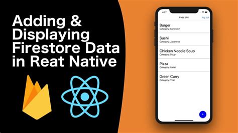 How To Use Firebase In React Native Part Adding Reading Data YouTube