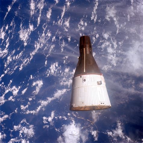 The Gemini 7 Capsule As Seen From Gemini 6 As The Two Attempt A