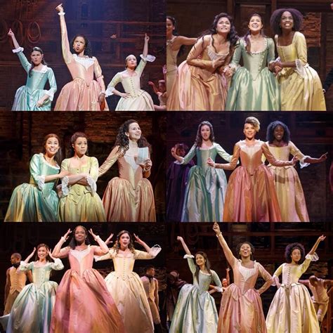 A Suite Of Schuyler Sisters Starting In The Upper Left And Going