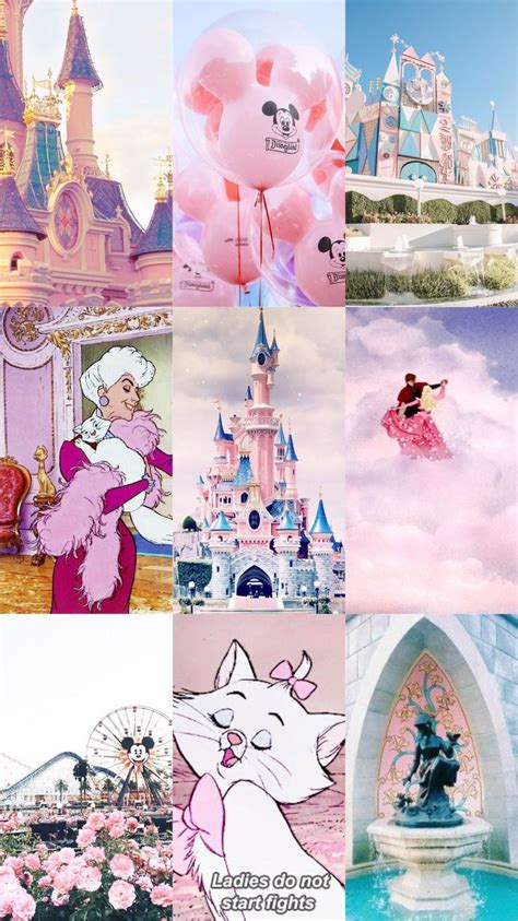 Disney Aesthetics Wallpapers Wallpaper Cave Disney Collage Disney