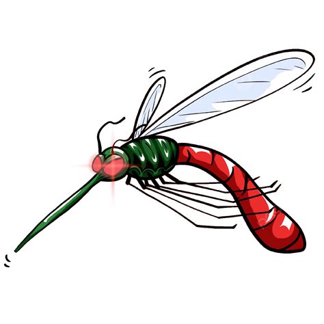 Red Eyed Mosquito Clip Art Clipart Mosquito Insect Png Transparent