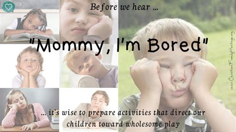 Mommy Im Bored Part 1 By Susan Ekhoff Growing Families Educational