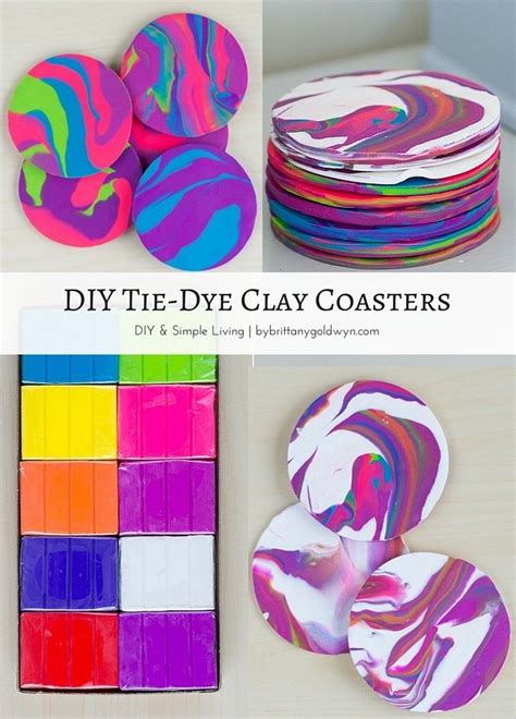 Make A Tie Dye Polymer Clay Pot Clay Crafts Diy