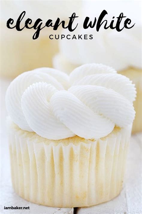 Elegant White Cupcakes Perfect For Weddings Or Special