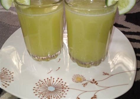 Lemon And Cucumber Juice Recipe By Mom Mufeedah Cookpad