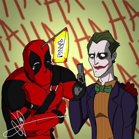 Deadpool Vs The Joker By Datjiveturkey On Deviantart
