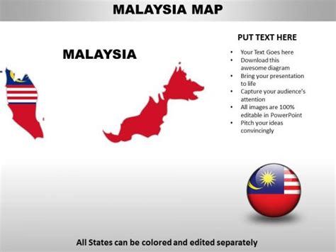 Editable Map Of Malaysia Maps Of The World