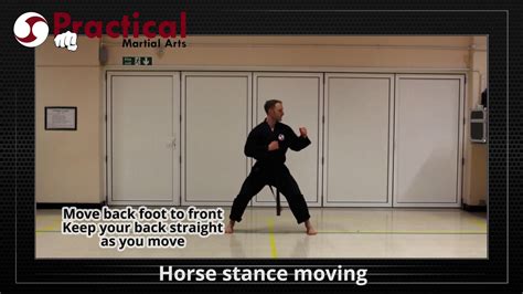 Horse Stance Moving Sidewards Youtube