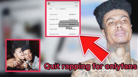 Blueface Shows Off His Onlyfans Earnings After Beef With Dj Akademiks