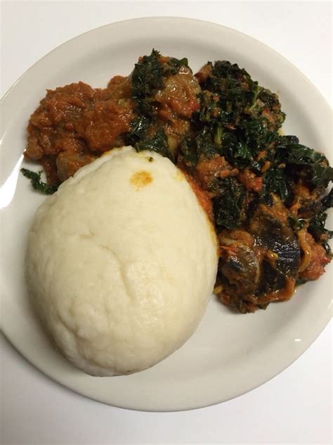 Here is the website that i think will help you with the egusi soup. Pounded yam and vegetable soup - Yelp