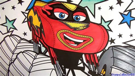 Copic Markers Cars Toon Monster Truck Mcqueen Disney Pixar Drawing