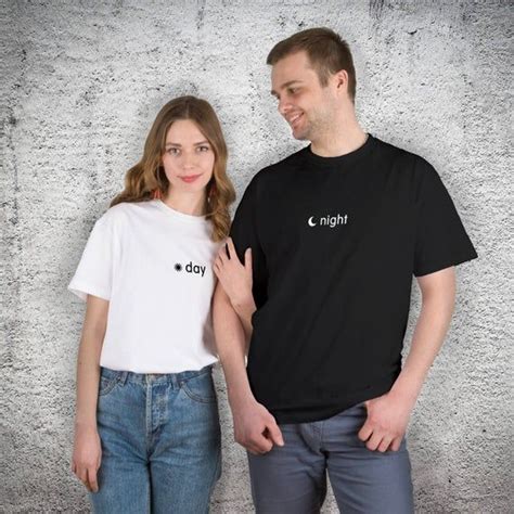 Give this great valentine gift set complete with a huge hersey kiss, mini bear, backscratcher, picture frame, tissue paper, gift bag and. Couple Shirts Tumblr Clothing Valentines Day Anniversary ...