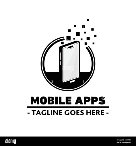 Mobile Apps Logo Vector And Illustration Stock Vector Image And Art Alamy