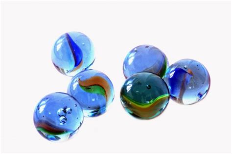 Blue Glass Marbles Free Stock Photo Public Domain Pictures