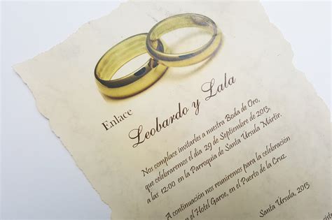 Especial bodas de oro y plata en zonachic. Invitaciones de Bodas - Copistería Arbelo