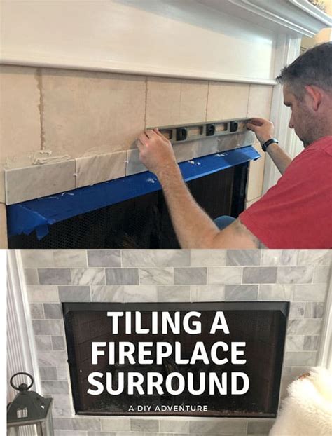 Diy Tiling A Fireplace Surround What We Learned Along The Way