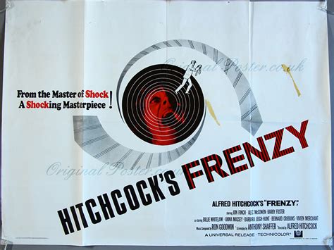 Frenzy Original Vintage Film Poster Original Poster Vintage Film