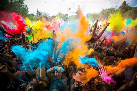 Festival 1080p Spring Hindu Colours Holi India Color Hd Wallpaper