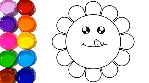 Sunflower Drawing Easy Free Download On Clipartmag