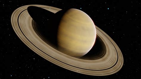 An Artists Rendering Of The Planet Saturn
