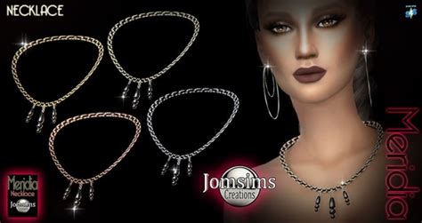 Meridia Necklace At Jomsims Creations Sims 4 Updates