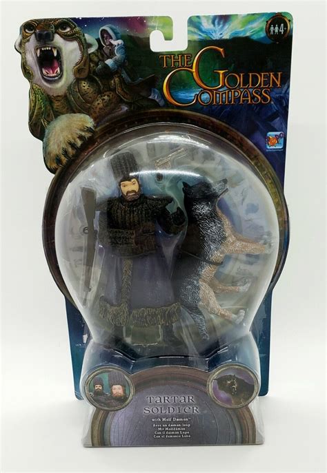 The Golden Compass Tartar Soldier With Wolf Daemon Action Figure Ebay