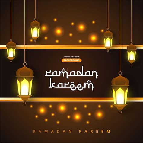 Premium Vector Ramadan Kareem Banner
