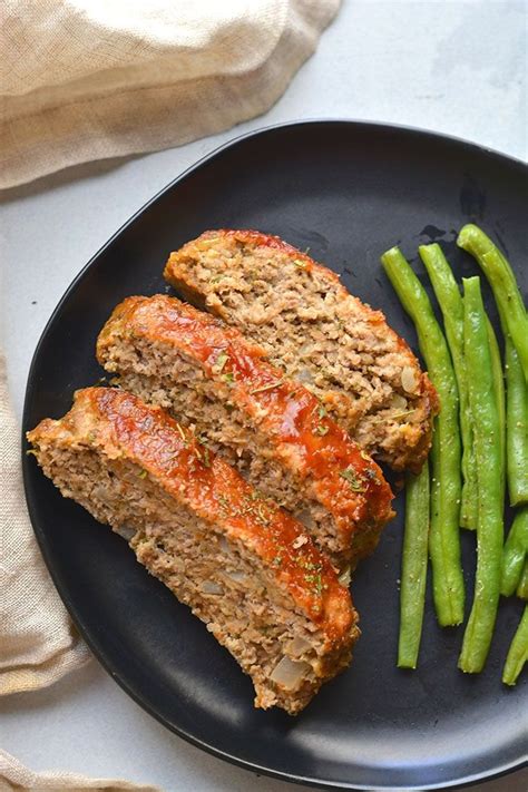 Ground turkey has become the healthier substitute staple for ground beef recipes. Healthy Turkey Meatloaf baked on a sheet pan. This easy low calorie dinner recipe is simple to ...