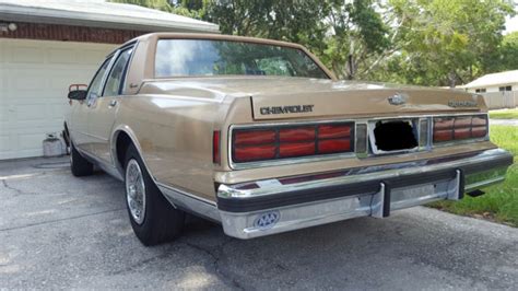 86 Chevy Caprice Classic Brougham Box Chevy For Sale