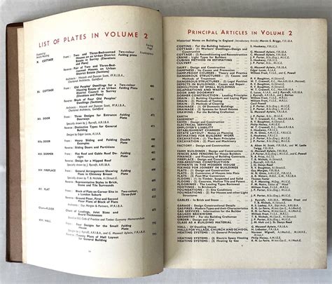 The Building Encyclopedia Volume 2 Vintage Waverley 1930s Hardback