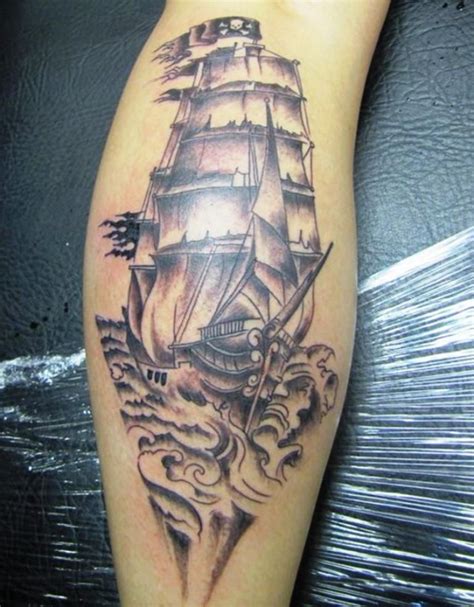 Download 1,792 tattoo captain stock illustrations, vectors & clipart for free or amazingly low rates! Best Pirate Ship Tattoos on Leg | Pirate ship tattoos, Leg ...