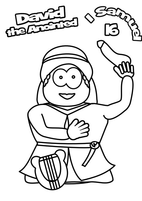 David Is Anointed King Coloring Coloring Pages