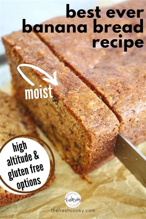Everyone loves this healthy banana bread recipe because it can easily be made into muffins, too! Best Easy Banana Bread Recipe (+ High Altitude & Gluten ...