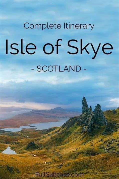 Complete Isle Of Skye Itinerary And Map See All The Best Places In 5