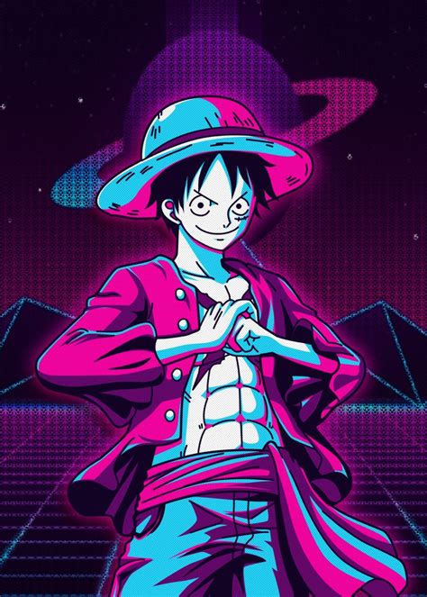 Monkey D Luffy Poster By Introv Art Displate Manga Anime One