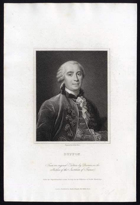 Antique Print Portrait Comte De Buffon Georges Louis Leclerc Hart