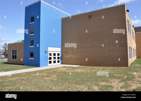 Exterior Of A Modern School Building Stock Photo Alamy