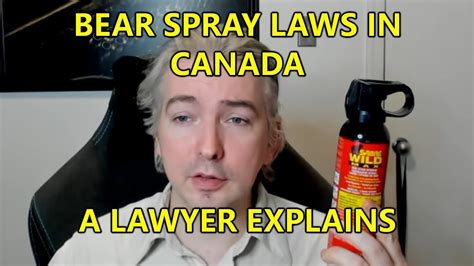 Is Bear Spray Legal In Canada A Firearmsweapons Lawyer Explains