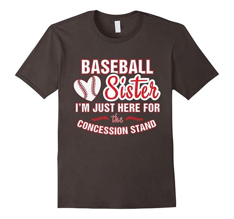Baseball Sister Shirt Im Just Here For Concession Stand Bn Banazatee