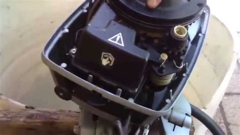 6hp Evinrude Outboard Running Demo Youtube