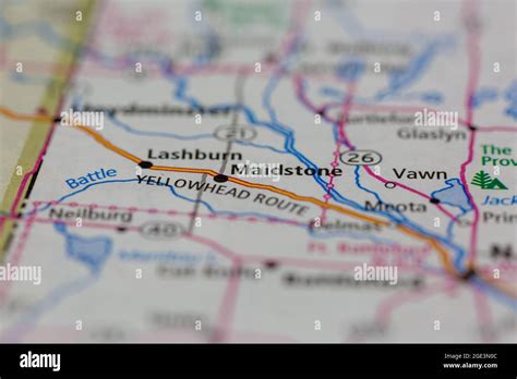 Maidstone Saskatchewan Map Hi Res Stock Photography And Images Alamy