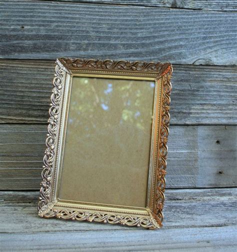 Vintage Filigree Metal Picture Frame By Sixpencebluemoon On Etsy Metal
