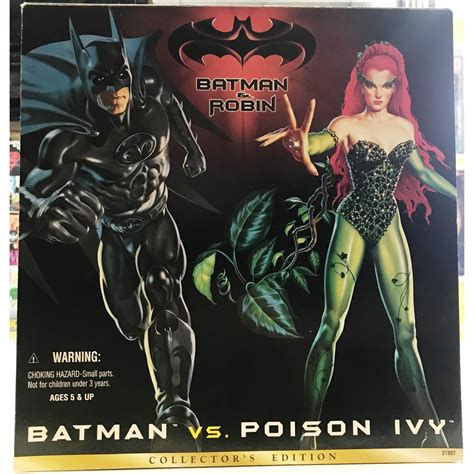Batman Vs Poison Ivy 12 Inch Figures 1997 Collectors Edition Kenner