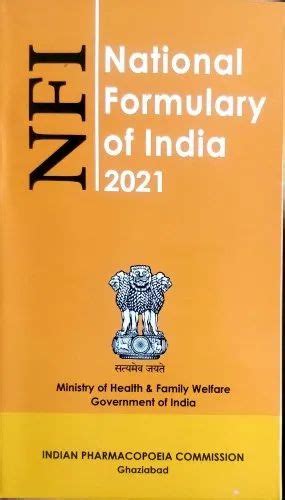 English National Formulary Of India 2021 Nfi 2021 At Rs 660 In Delhi