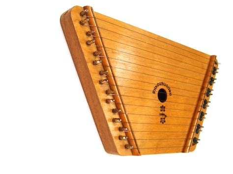 Vintage Musical Instrument Wooden Authentic Gusli Folk