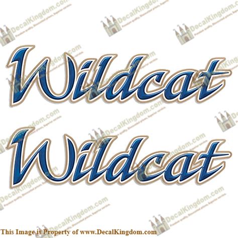 Wildcat By Forest River Rv Decals 2008 Style Set Of 2