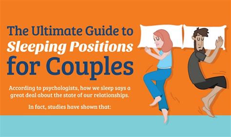 The Ultimate Guide To Sleeping Positions For Couples Infographic Visualistan