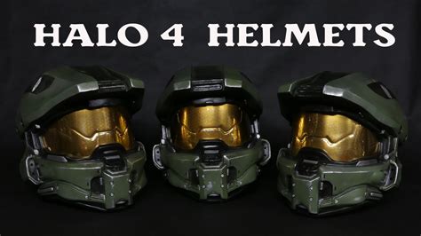 More Halo 4 Masterchief Helmets Youtube